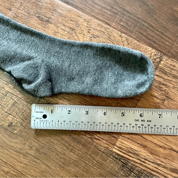 Thigh high lace trim socks, 2 pair, white/ecru and grey - Picture 11 of 12